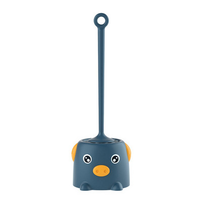 Perie de toaletă cu purcuș drăguț de desene animate Păr moale de uz casnic Perie de curățare a toaletei de desene animate creative Instrumente cu suport