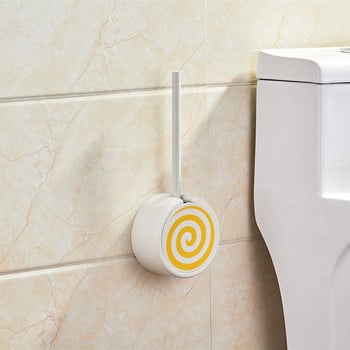 Баня Trump Държач за тоалетна четка Инструменти Четка за почистване на тоалетна Плоска Wc Стенен Escobilla Wc Домакински стоки 50