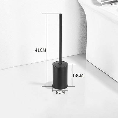 Nerūdijančio plieno sienoje montuojamas tualeto šepetys, buitinis valymo įrankis galvanizavimui, lengvi prabangūs vonios kambario priedai