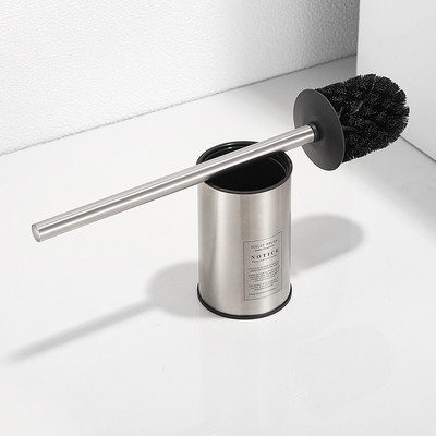 Nerūdijančio plieno sienoje montuojamas tualeto šepetys, buitinis valymo įrankis galvanizavimui, lengvi prabangūs vonios kambario priedai