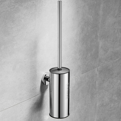 Nerūdijančio plieno sienoje montuojamas tualeto šepetys, buitinis valymo įrankis galvanizavimui, lengvi prabangūs vonios kambario priedai