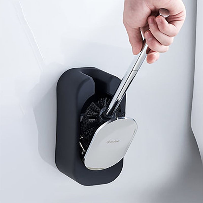 Creative nerūdijančio plieno ilgos rankenos tualeto šepetėlių rinkinys Vonios kambario valymo priemonės Įrankiai WC priedai Tualeto priedai