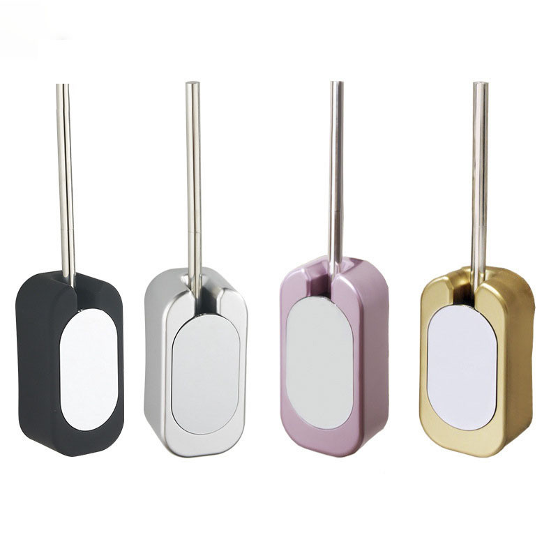 Creative nerūdijančio plieno ilgos rankenos tualeto šepetėlių rinkinys Vonios kambario valymo priemonės Įrankiai WC priedai Tualeto priedai