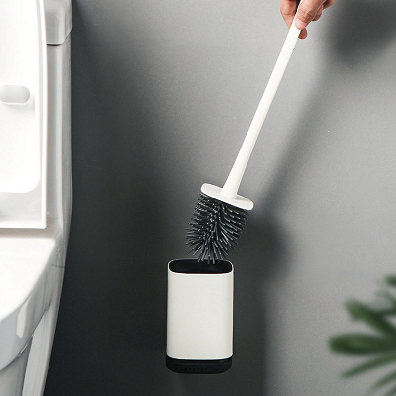 Szilikon WC-kefe, nincs holt sarok a WC-kefék mosásához Háztartási WC-tisztító készülékek