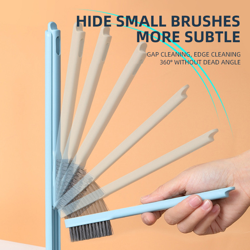 Ins Style Sieninis silikoninis tualeto šepetys be aklavietės Valymas Tualeto šepetys Vonios įrankiai su 2 šepečiais Namų priedai