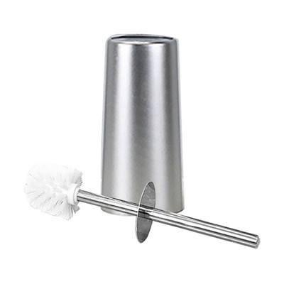 Alati za kupaonicu Hotelski nehrđajući čelik za čišćenje Duga ručka Ergonomski brzo sušeći kućni s držačem Set WC četkica Bez bušenja