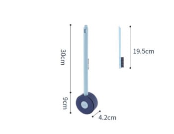 Нова мини TPR четка за тоалетна две в едно, силиконова четка за тоалетна без дупки за почистване на тоалетна, висяща цялостна четка за почистване