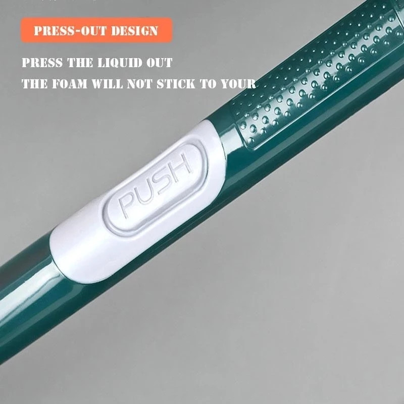 Silikonska WC četka za kućanstvo Neporozna zidna viseća duga ručka Vrsta jezika Hidraulički rukav za čišćenje bez mrtvog kuta