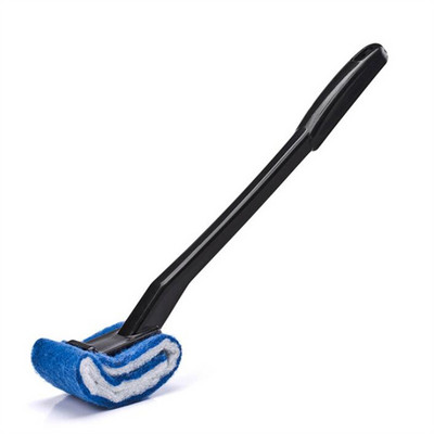 Perie de toaletă fără spălare Perie de curățare moale de uz casnic Mâner lung creativ Fără colț mort Perie de toaletă pentru baie Simplu la îndemână