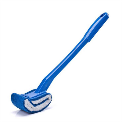 Perie de toaletă fără spălare Perie de curățare moale de uz casnic Mâner lung creativ Fără colț mort Perie de toaletă pentru baie Simplu la îndemână