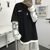 Alkalmi férfi blúz ovális nyakkivágással