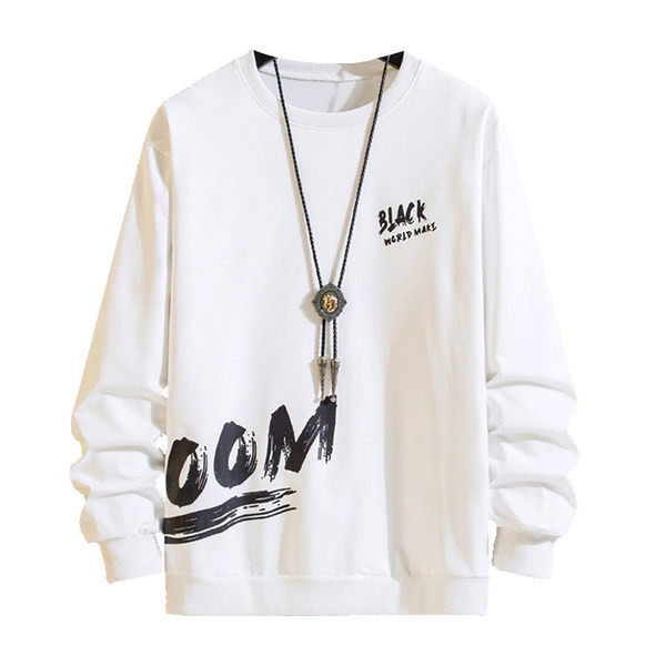 Tavaszi-őszi blúz, hosszú ujjú felirattal