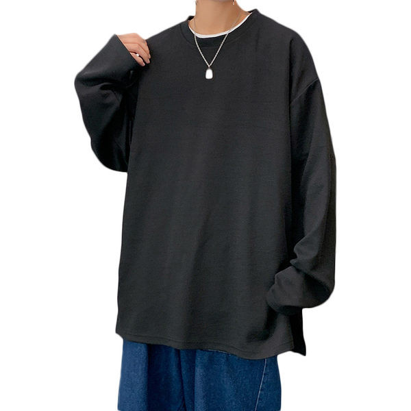 Muška ležerna bluza s okruglim izrezom