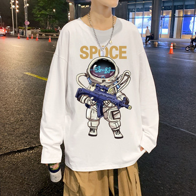 Široka muška bluza s printom