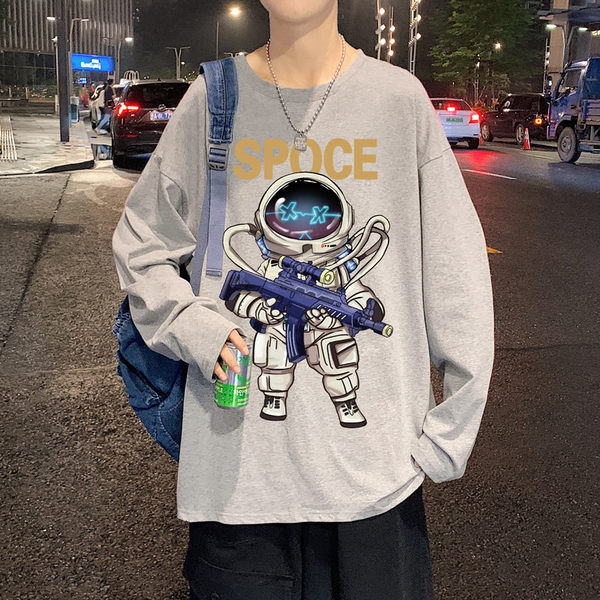 Široka muška bluza s printom