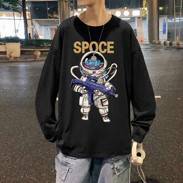 Široka muška bluza s printom