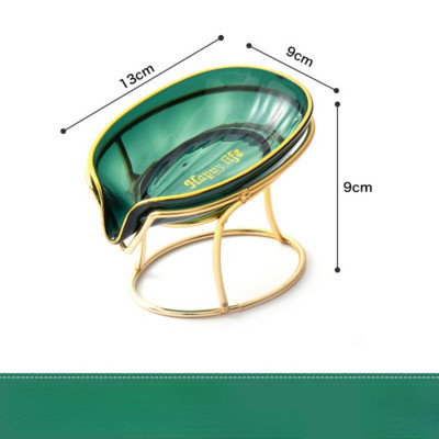 1PC 2022 New Light Luxury Style Kreativna kutija za sapun Kupaonica WC Kućna školjka Bez odvoda Perforirani stalak za sapun Posuda za sapun