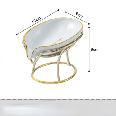 1PC 2022 New Light Luxury Style Kreativna kutija za sapun Kupaonica WC Kućna školjka Bez odvoda Perforirani stalak za sapun Posuda za sapun