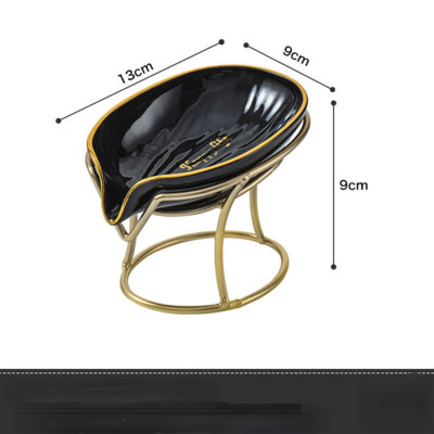 1PC 2022 New Light Luxury Style Kreativna kutija za sapun Kupaonica WC Kućna školjka Bez odvoda Perforirani stalak za sapun Posuda za sapun