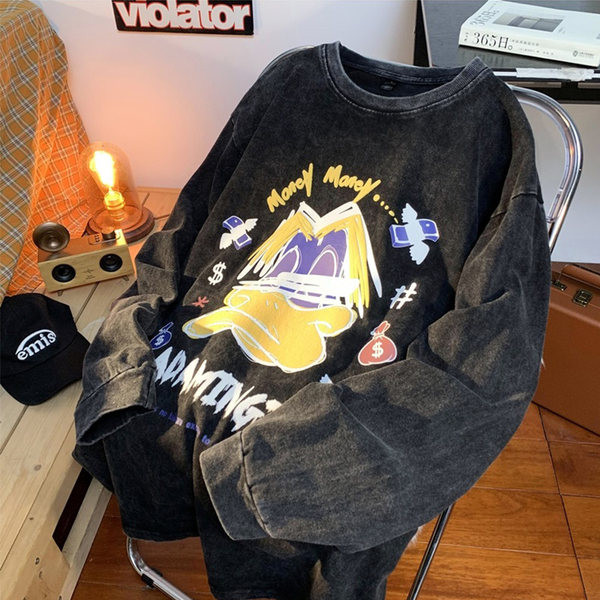 Retro férfi blúz mintával