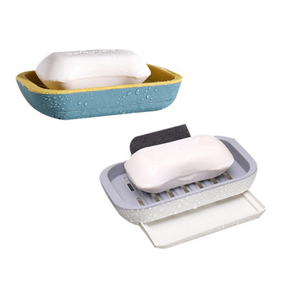 Dvoslojna izvlačna drenažna kutija za sapun zidni držač posude za sapun kupaonska posuda za sapun bez bušenja