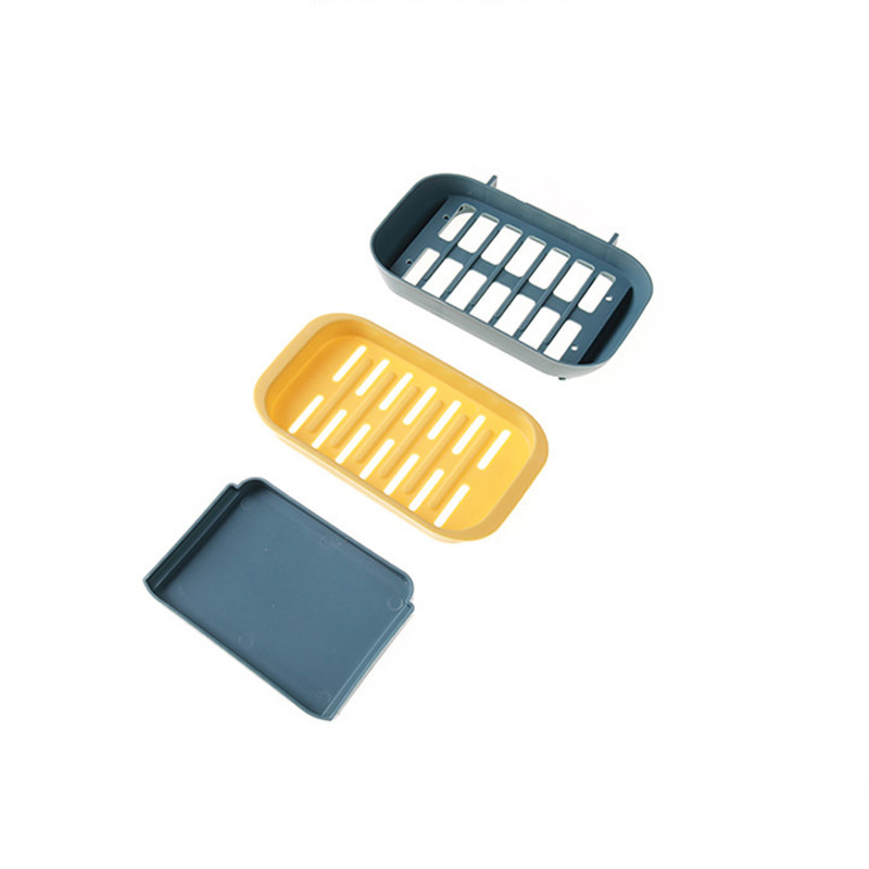 Dvoslojna izvlačna drenažna kutija za sapun zidni držač posude za sapun kupaonska posuda za sapun bez bušenja