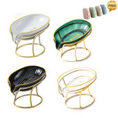 Muilo indų laikiklis Lengvas, prabangus, kūrybingas muilo dėžutė, buitinė kanalizacija be perforuoto muilo stovo dėklo vonios kambario priedai