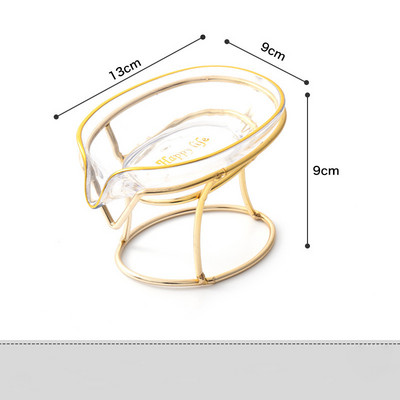 Muilo indų laikiklis Lengvas, prabangus, kūrybingas muilo dėžutė, buitinė kanalizacija be perforuoto muilo stovo dėklo vonios kambario priedai