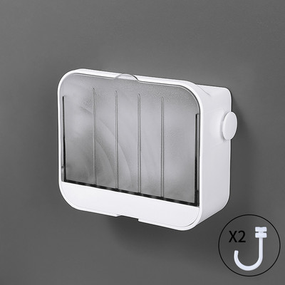 Novi odvod Prijenosni držač posude za sapun Kupaonski pribor Vodootporni stalak za sapun s otvorenim poklopcem Kutija za pohranu posuda Kutija za organizator putovanja