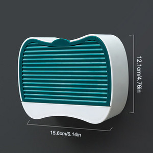 Zalijepite posudu za sudoper za sapun Zidni držač za sapun Stalak za pohranu WC školjke Odvojivi disk za pohranu Kutija za kupaonski pribor bez bušenja