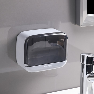 Zidna kutija za sapun za kućni WC WC Vodootporni držač sapuna Zahod Kutija za pohranu Prijenosni držač za pohranu Kupaonski pribor