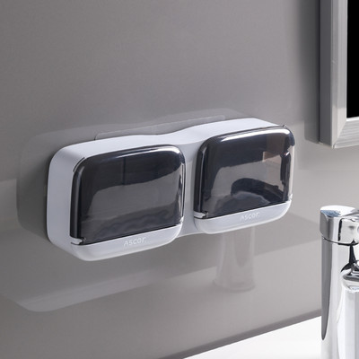 Zidna kutija za sapun za kućni WC WC Vodootporni držač sapuna Zahod Kutija za pohranu Prijenosni držač za pohranu Kupaonski pribor