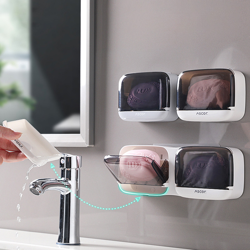 Zidna kutija za sapun za kućni WC WC Vodootporni držač sapuna Zahod Kutija za pohranu Prijenosni držač za pohranu Kupaonski pribor