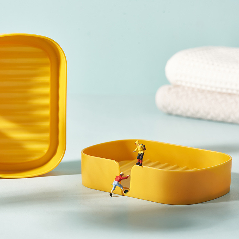 EW Vieno nutekėjimo muilo laikiklis Muilo dėžutė Plastikinė muilo dėžutė