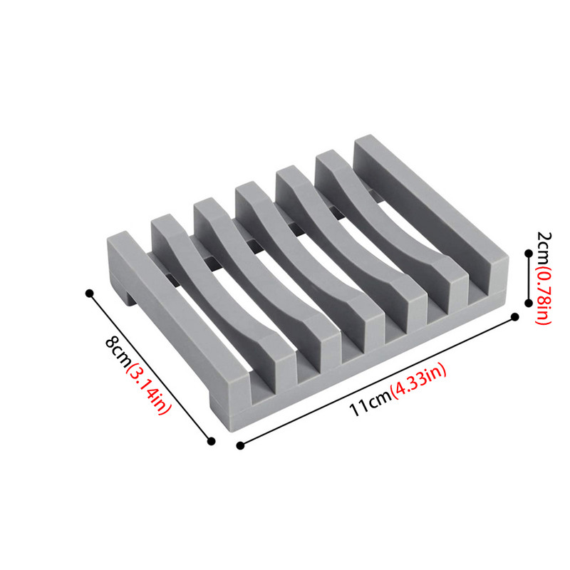 Kupaonska silikonska posuda za sapun Tuš Prijenosni držač sapuna Održava sapun suhim Lako čišćenje Spužva Pladanj Kuhinjski pribor