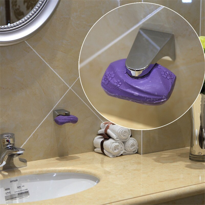 Magnetski držač za pohranu sapuna za kućnu kupaonicu Spremnik za sapun Zidni dodatak bez probijanja Prianjajući držač za pohranu sapuna