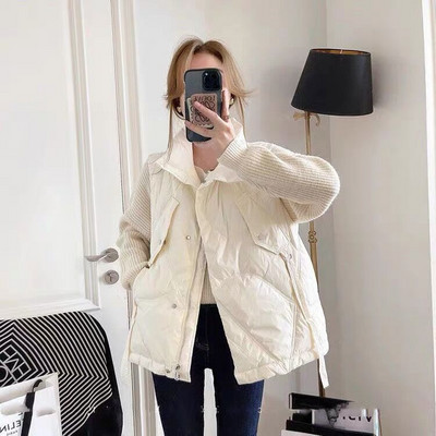 Ženski prsluk s gumbima i džepom