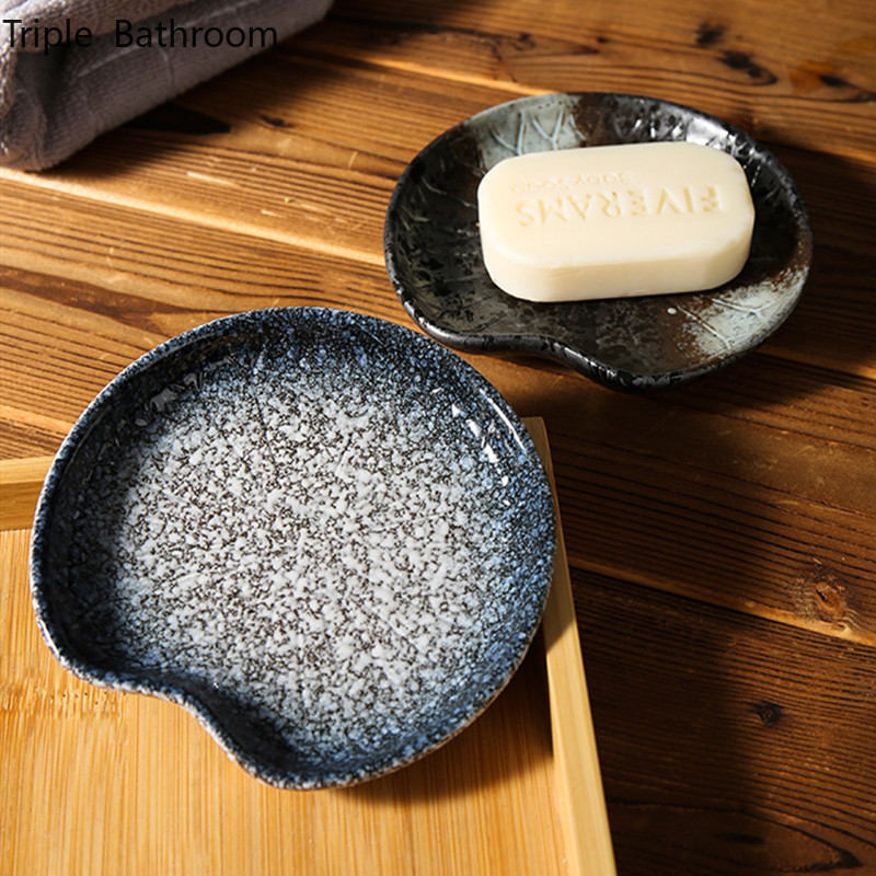 Posuda za sapun od japanske keramike Prijenosna putna kutija za sapun Organizator zahoda Kutije za pakiranje sapuna Kućište za pohranu u kupaonici