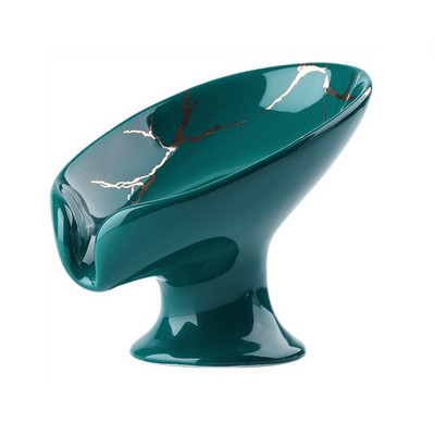 Zelena mramorirana keramička posuda za sapun za kupaonicu Restoran Hotelska kupaonica za pohranjivanje sapuna Dekoracija kupaonice Kutija za sapun za kućanstvo