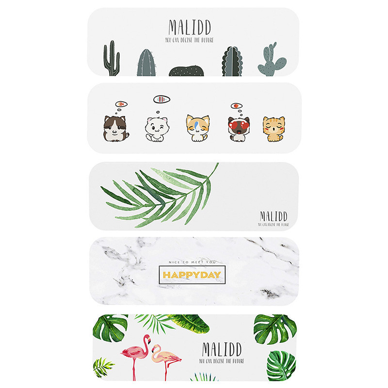 22*7cm Lavoar Diatomit Coaster Baie Absorbant Pad Flamingo Plant Pisica Model Suport Periuță De Dinți Tavă De Săpun Depozitare 1PC