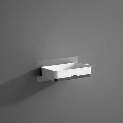 Ant sienos montuojama muilo indas 180 laipsnių pasukti 1 2 3 4 sluoksnių muilo nutekėjimo stovas Vonios muilo laikiklis Vonios tualeto reikmenų lentyna