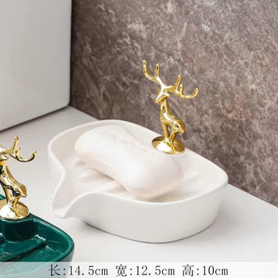 NOVA Keramička kutija za sapun Posuda za sapun za kupaonske potrepštine Odvod za vodu Držač posuđa Proizvodi Roba za kućanstvo Kućni vrt