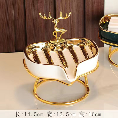 NOVA Keramička kutija za sapun Posuda za sapun za kupaonske potrepštine Odvod za vodu Držač posuđa Proizvodi Roba za kućanstvo Kućni vrt