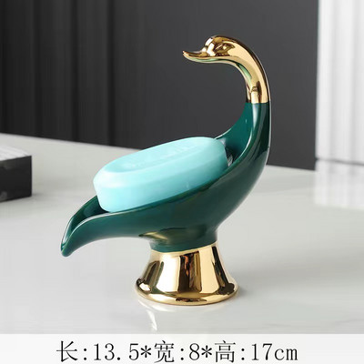 Σχήμα φύλλου Κουτί σαπουνιού Αποστράγγιση σφουγγάρι Πιάτο αποθήκευσης Δίσκος σαπουνιού Πιάτο σαπουνιού αυτοστραγγιζόμενος οργανωτής κεραμικής βάσης προμήθειες μπάνιου