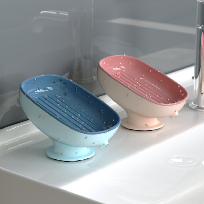 Kupaonski držač za sapun Kućni tuš Posuda za sapun Kuhinjska kutija za pohranu posuđa Neklizajući odvod Kutija za pohranu sapuna Dozator Stalak za sapun