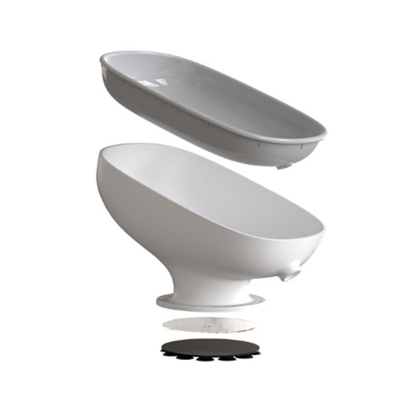 Kupaonski držač za sapun Kućni tuš Posuda za sapun Kuhinjska kutija za pohranu posuđa Neklizajući odvod Kutija za pohranu sapuna Dozator Stalak za sapun