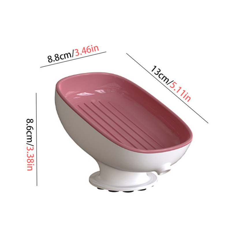 Kupaonski držač za sapun Kućni tuš Posuda za sapun Kuhinjska kutija za pohranu posuđa Neklizajući odvod Kutija za pohranu sapuna Dozator Stalak za sapun