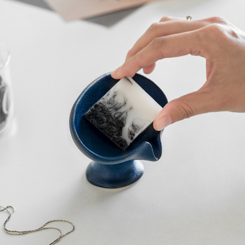 Keramička kutija za sapun Modna posuda za odvod sapuna Kupaonska posuda za sapun Kreativni nosač za sapun Posuda za odlaganje sapuna