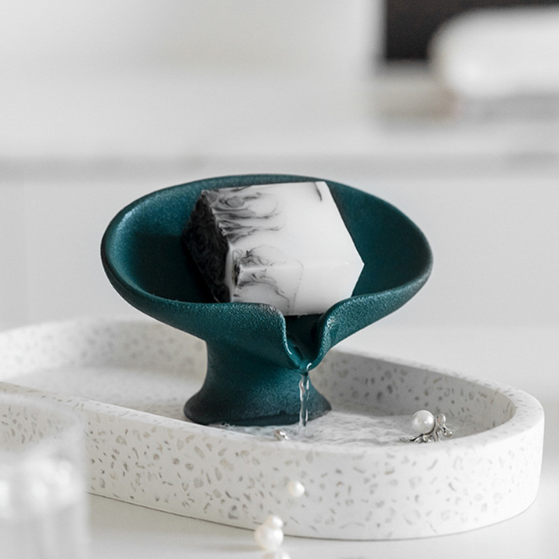 Keramička kutija za sapun Modna posuda za odvod sapuna Kupaonska posuda za sapun Kreativni nosač za sapun Posuda za odlaganje sapuna