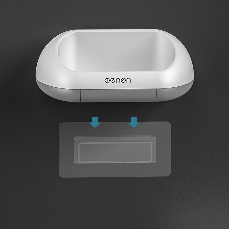 Nešiojami muilo indai dušo dėklo laikiklis prie sienos tvirtinamas muilo laikiklis laikymo dėžutės stovas su nutekėjimo padėklu vonios kambario priedų rinkinys